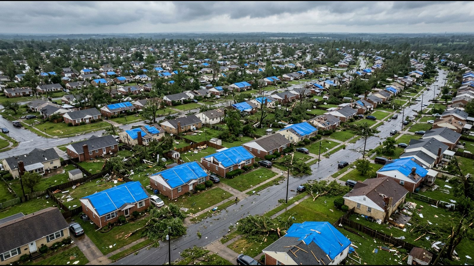 Drone photo illustrating: Drone Inspection for Insurance Claims